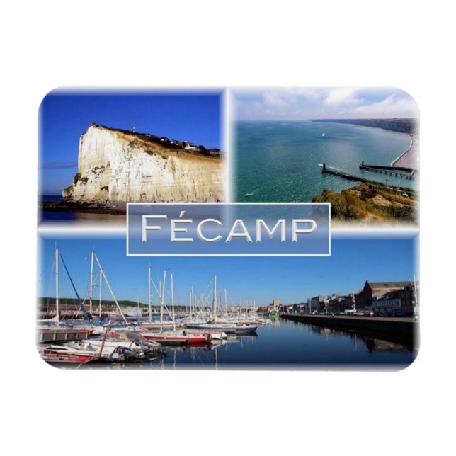 Íman FR França - Normandia - Fécamp - Harbour - (Horizontal)