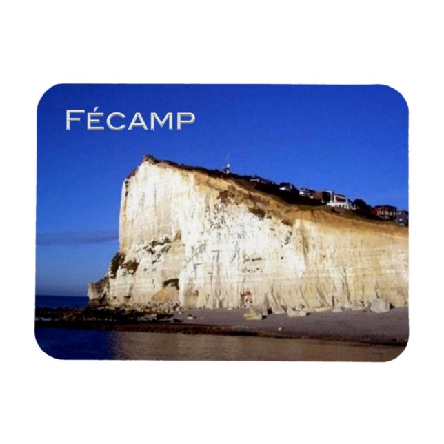 Íman FR França - Normandia - Fécamp - Os Cliff - (Horizontal)
