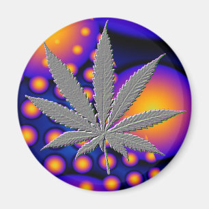 Íman Fractal2s com a folha embosed do pote