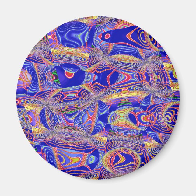 Íman Fractal Abstrato 061012a (Frente)