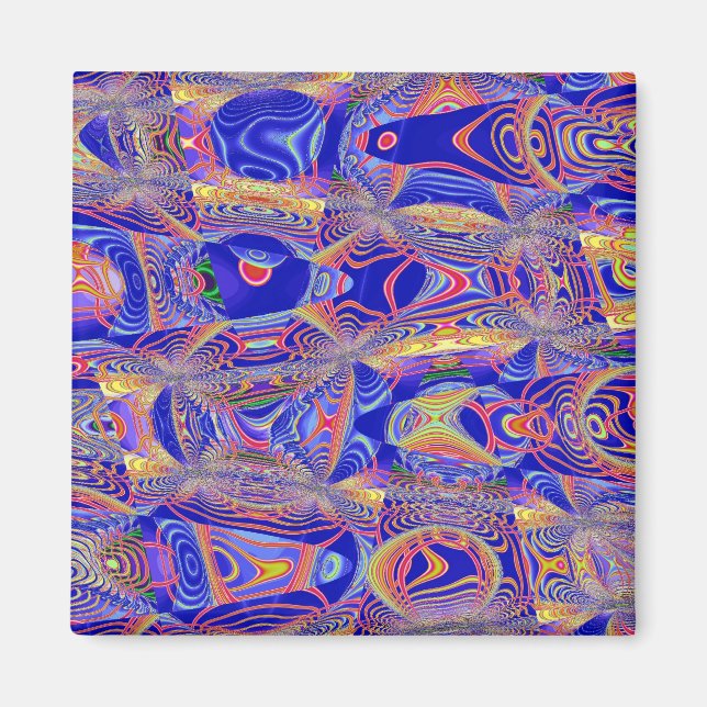 Íman Fractal Abstrato 061012a (Frente)