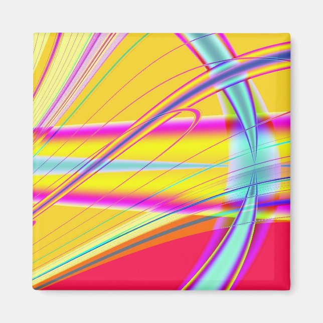 Íman Fractal Abstrato 061012e (Frente)