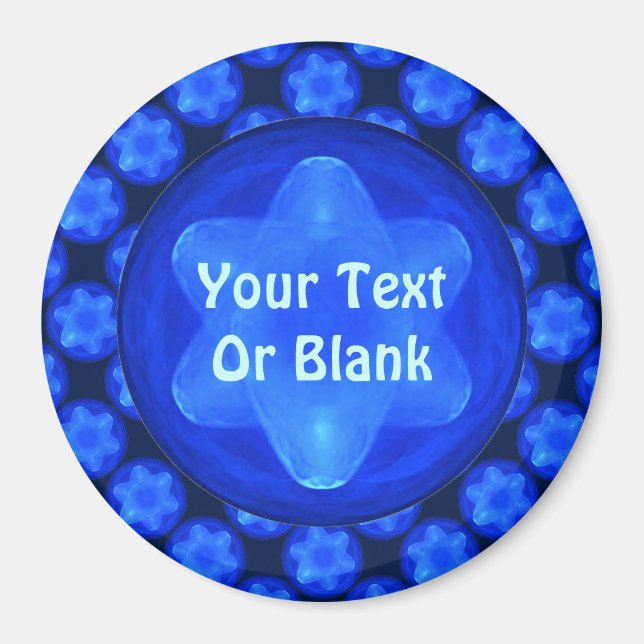 Íman Fractal Bluestar (Frente)