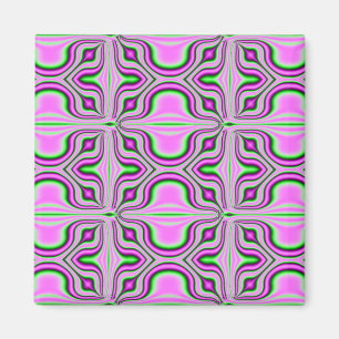 Íman fractal cor-de-rosa