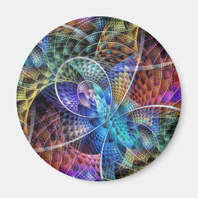 Íman Fractal de apófise abstrato X (Frente)