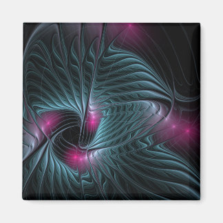 Íman Fractal de Fantasia Colorida abstrato