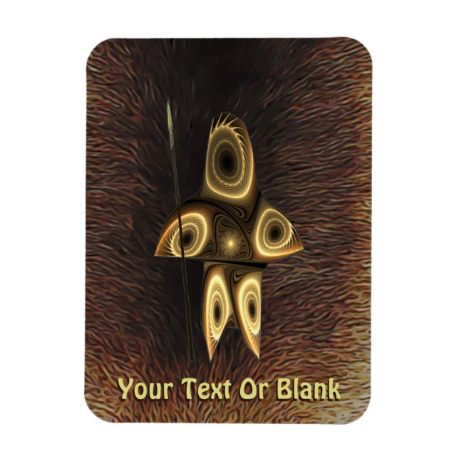 Íman Fractal Inuit Hunter (Vertical)