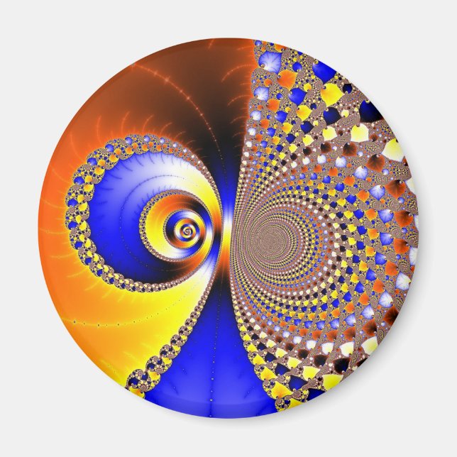 Íman Fractal macho de maçã mandelbrot set (Frente)
