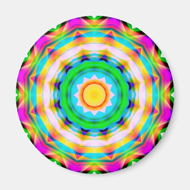 Íman Fractal Mandala (Frente)