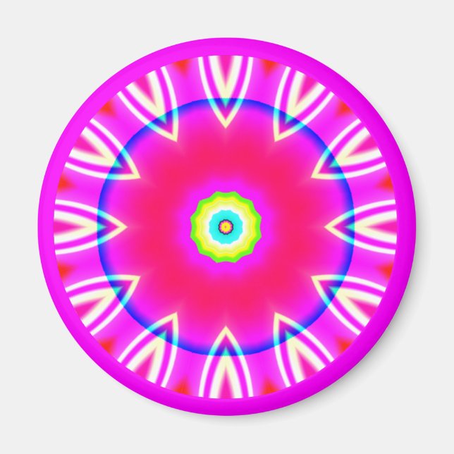 Íman Fractal Mandala (Frente)