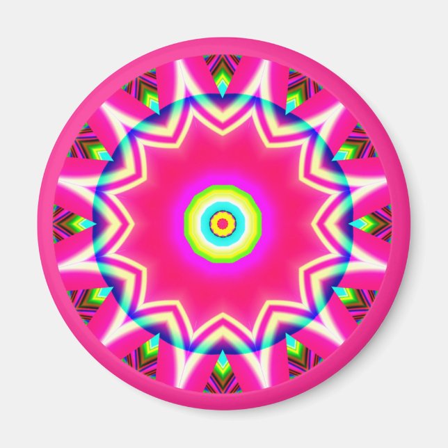 Íman Fractal Mandala (Frente)
