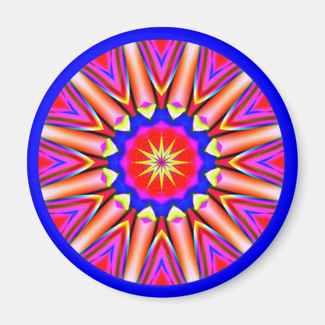 Íman Fractal Mandala (Frente)