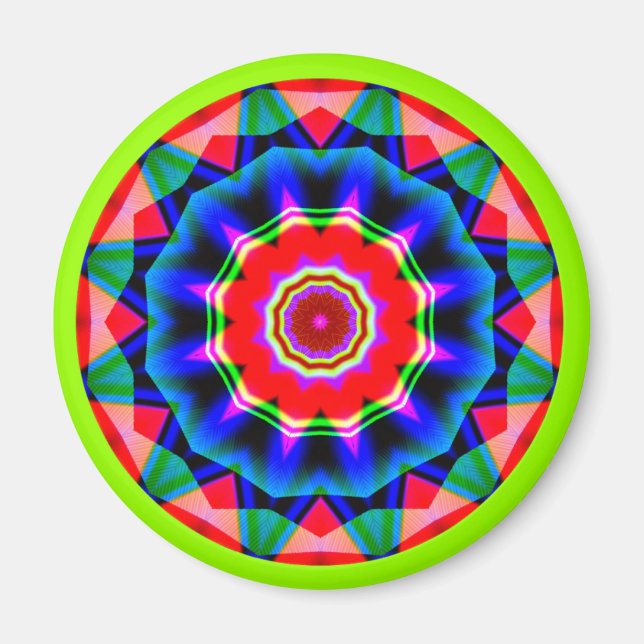 Íman Fractal Mandala (Frente)
