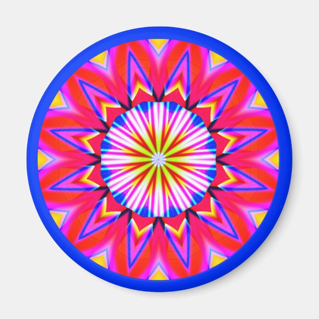 Íman Fractal Mandala (Frente)