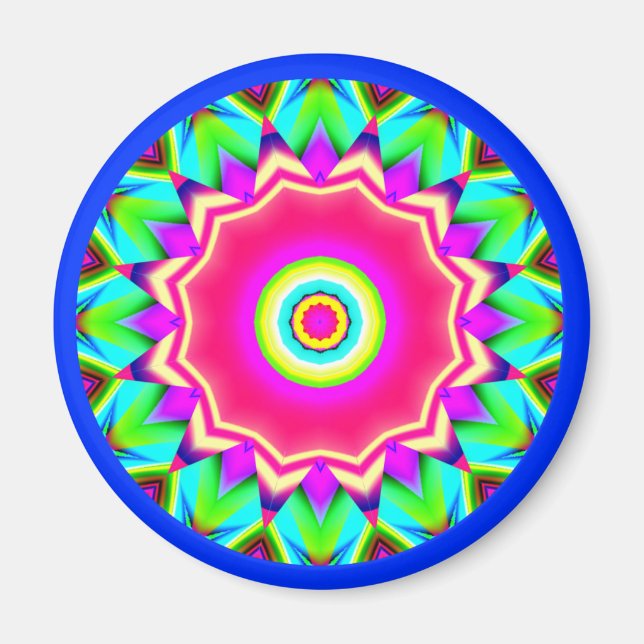 Íman Fractal Mandala (Frente)