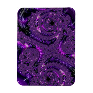 Íman Fractal Roxo