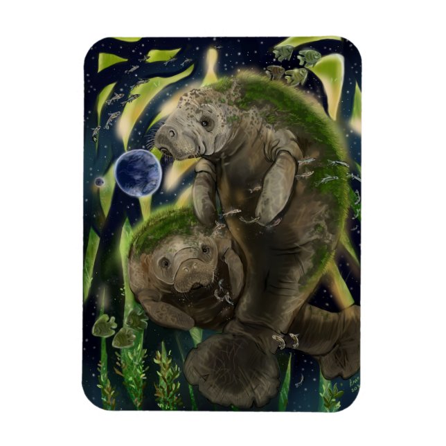 Íman Frágil Saldo de Manateio (Vertical)