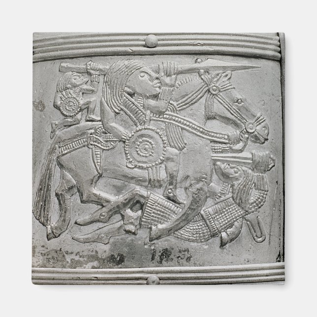 Íman Fragmento de capacete, de Sutton Hoo Treasure (Frente)