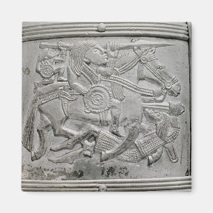 Íman Fragmento do capacete, do tesouro de Sutton Hoo
