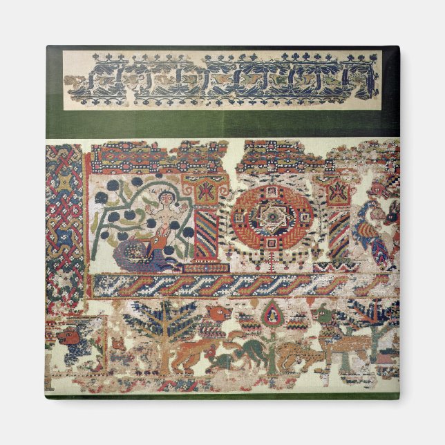 Íman Fragmento dos têxteis que retratam Jonah e a Balei (Frente)