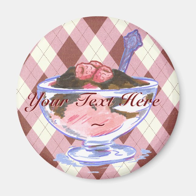 Íman Framboesa Icecream Magnet (Frente)
