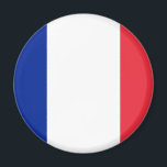 Íman frança<br><div class="desc">Bandeira da França.

A bandeira nacional da França (conhecida em francês como drapeau tricolore,  drapeau français e em militar parlance,  les couleurs) é um tricolor com três bandas verticais coloridas azuis reais,  brancas e vermelhas. É conhecido pelos auto-falantes ingleses como o Tricolor francês ou simplesmente o Tricolor.</div>