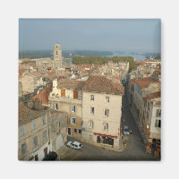 França, Arles, Provença, vista da cidade de