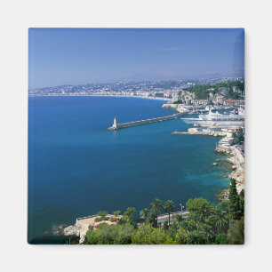 Íman França, Nice, vista aérea do porto