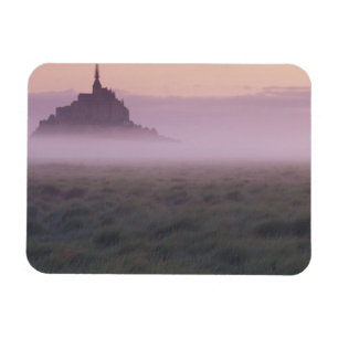 Íman FRANÇA, Normandia Mont St. Michel. Névoa da Manhã