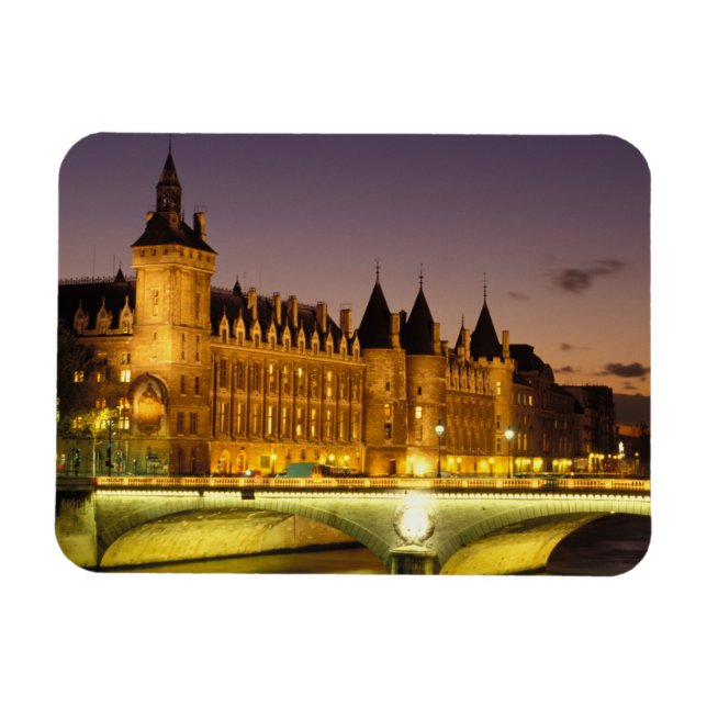 Íman França, Paris, Conciergerie e rio Sena em (Horizontal)