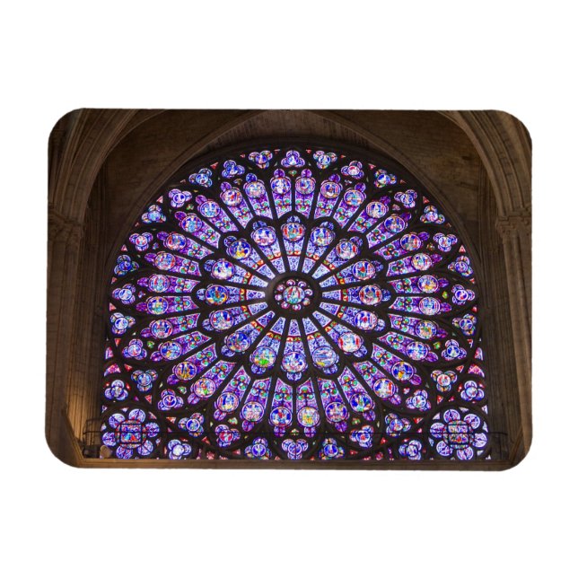 Íman França, Paris. Detalhe interior de vitral (Horizontal)