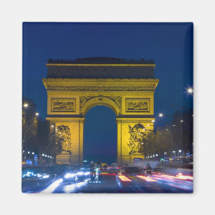Íman França, Paris. O Arco do Triunfo e o