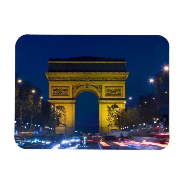 Íman França, Paris. O Arco do Triunfo e o (Horizontal)