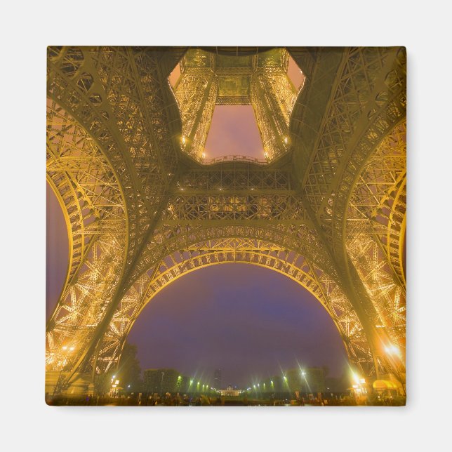 Íman França, Paris. Torre Eiffel iluminada às 2 (Frente)