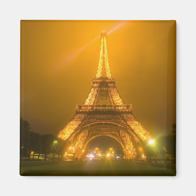 Íman França, Paris. Torre Eiffel iluminada às 3 (Frente)