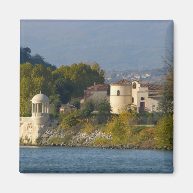Íman França, Rio Rhone, cidade perto de Vienne 2 (Frente)