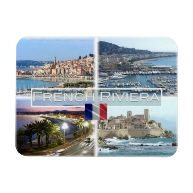 Íman França - Riviera Francesa - (Horizontal)