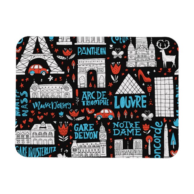 Íman França | Símbolos Padrão (Horizontal)