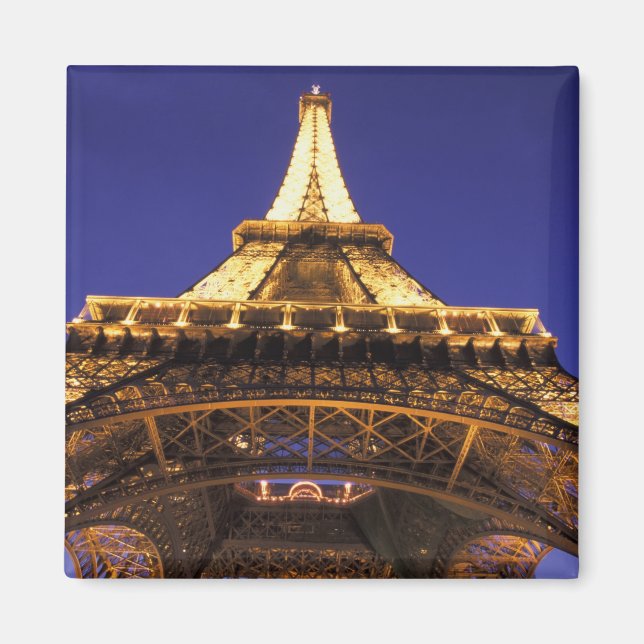 Íman FRANÇA, Torre Eiffel de Paris, vista à noite (Frente)