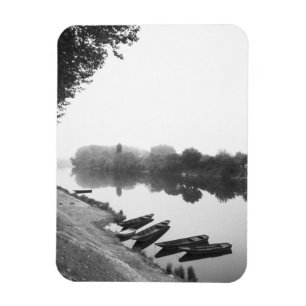 Íman FRANÇA, Touraine, O Loire: CHINON Barcos ao longo