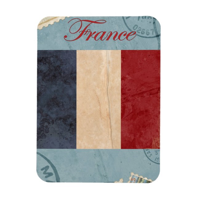 Íman France Souvenir Magnet (Vertical)