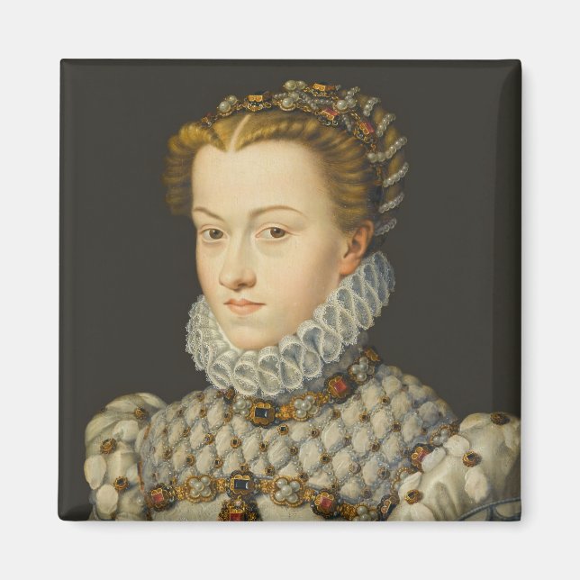 Íman Francois Clouet - Elisabeth da Áustria (Frente)