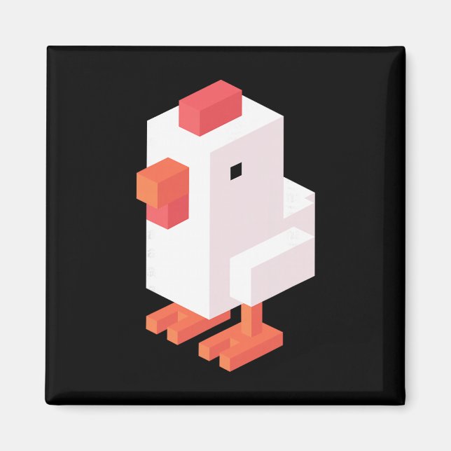 Íman Frango Crossy Road Clic  (Frente)