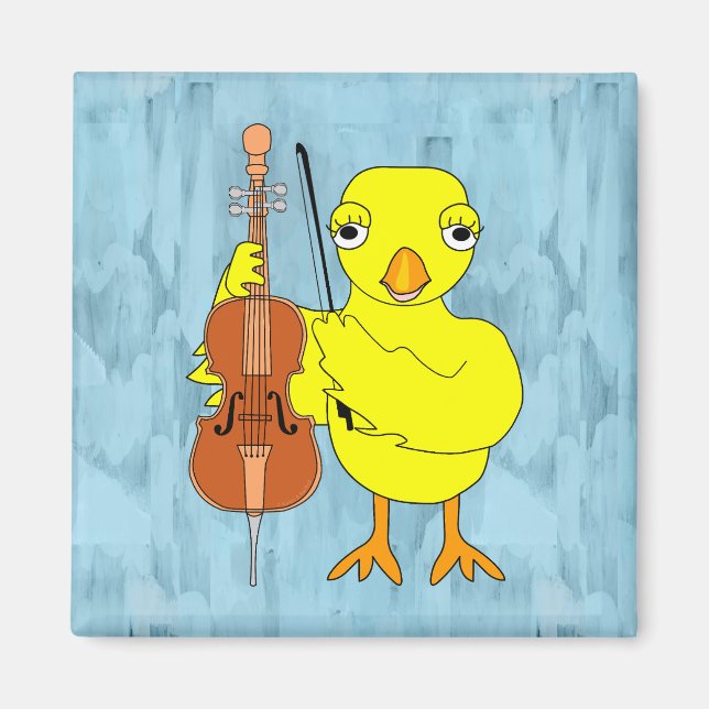 Íman Frango de violoncelo (Frente)