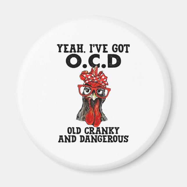 Íman Frango irritado e perigoso (Frente)