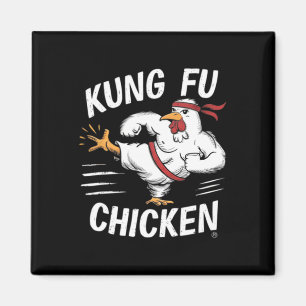 Íman Frango Kung Fu Engraçado Karate Galo Mulheres Home