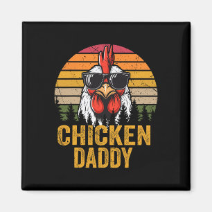 Íman Frango Papai Galo Vintage Para Pai Fazendeiro Pai