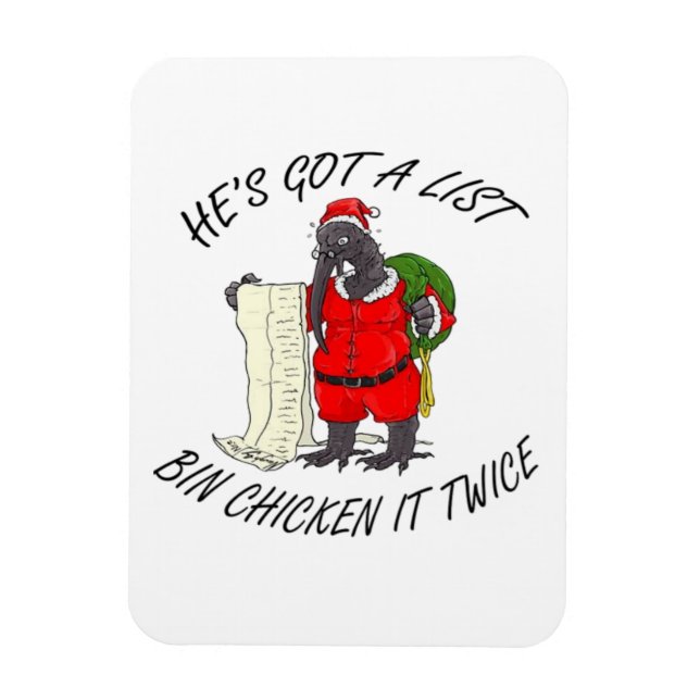 Íman Frango Santa Bin (Vertical)