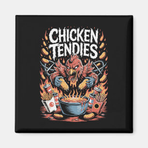 Íman Frango Tendies Death Metal Nd Paródia Engraçado Co