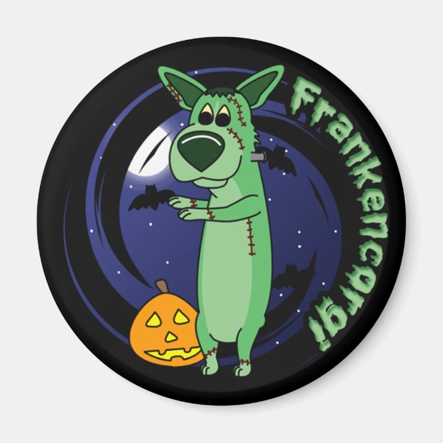 Íman Frankenstein Corg Magnet (Frente)